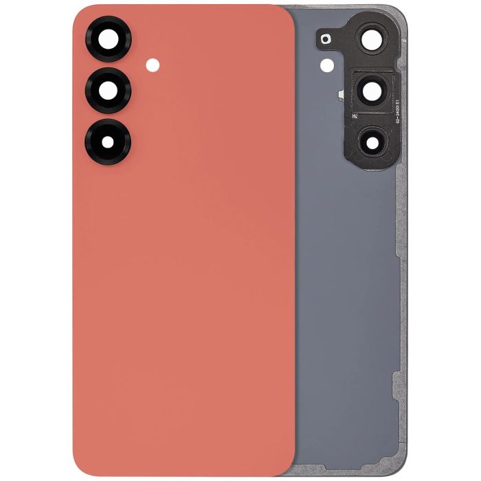Rückglas mit Kameralinse für Galaxy S25 Plus 5G (ohne Logo) (Coral Red)
