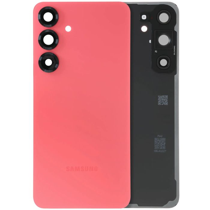 Rückglas mit Kameralinse für Galaxy S25 Plus 5G (Service Pack) (Coral Red)