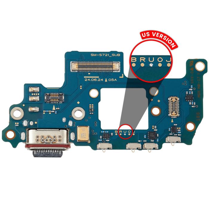 Ladebuchse Platine für Samsung Galaxy S24 FE 5G (S731U) (US Version) (Premium)