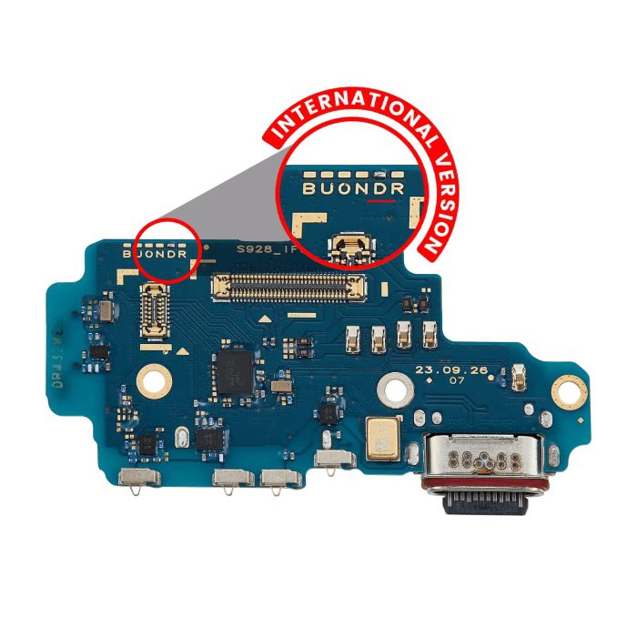 Ladebuchse Platine mit SIM-Kartenleser für Galaxy S24 Ultra 5G (S928D) (Premium)