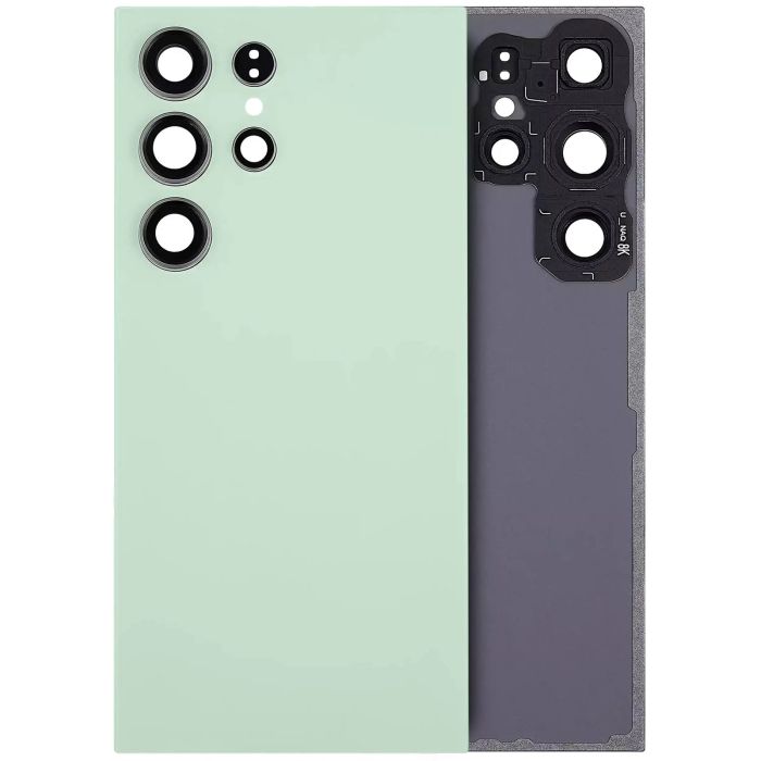 Rückglas mit Kameralinse für Galaxy S24 Ultra 5G (ohne Logo) (Titanium Green)