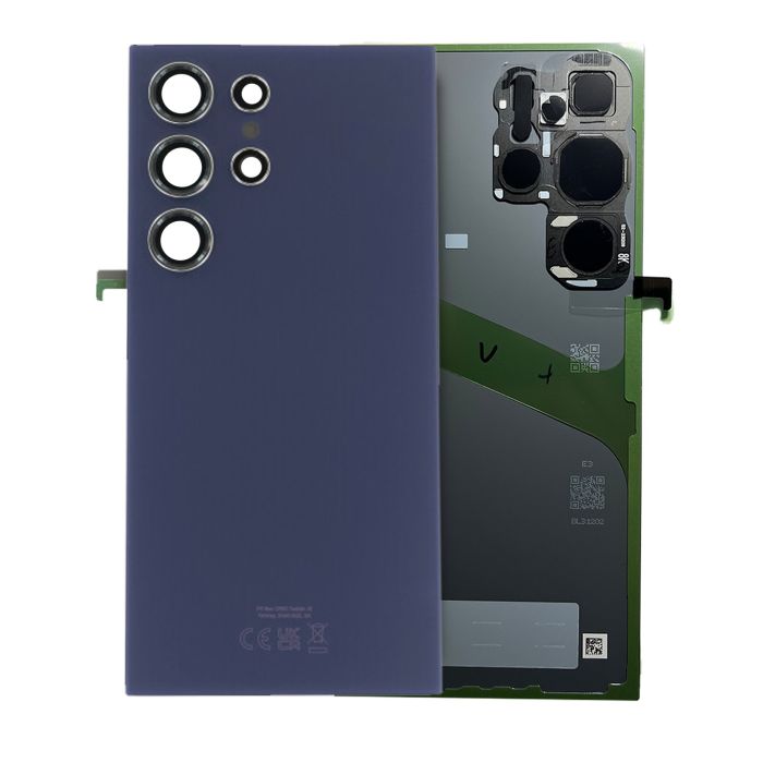 Rückglas mit Kameralinse für Galaxy S24 Ultra (Service Pack) (Titanium Violet)