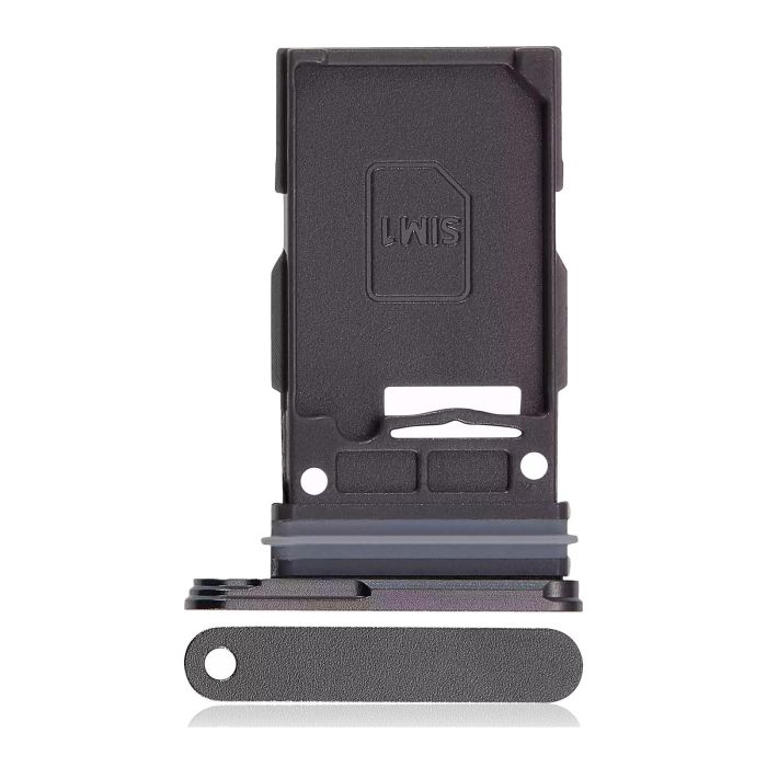 SIM-Kartenschacht Single für Samsung Galaxy S24 Ultra 5G (Titanium Black)