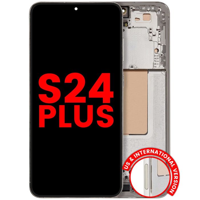 OLED Display mit Rahmen für Galaxy S24 Plus 5G (US & International Version)