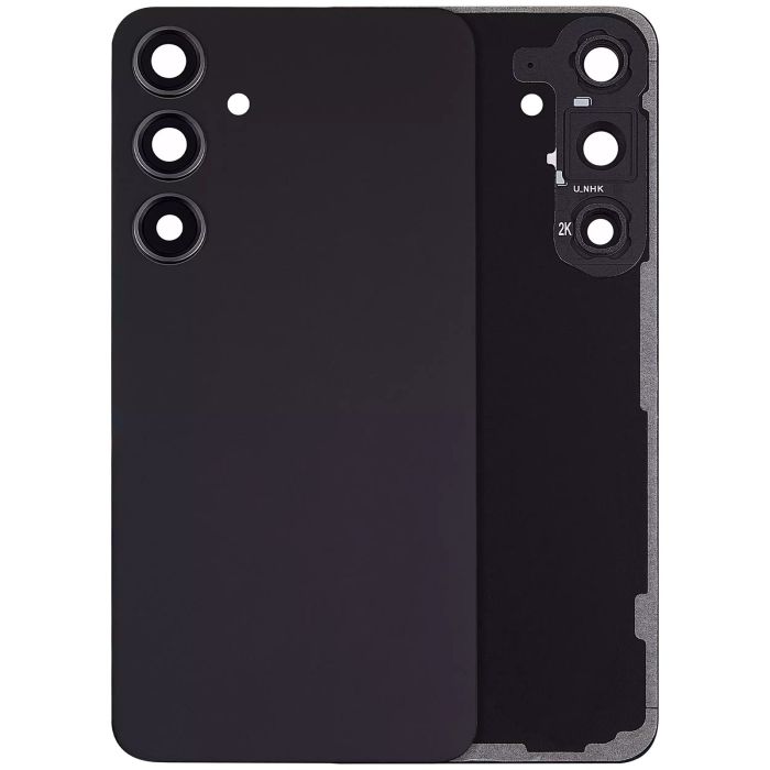 Rückglas mit Kameralinse für Galaxy S24 Plus 5G (ohne Logo) (Onyx Black)