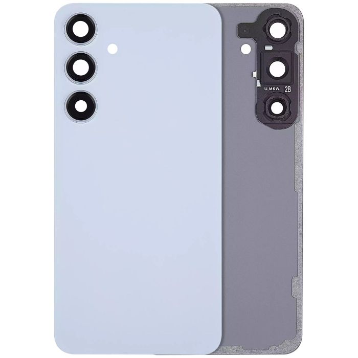 Rückglas mit Kameralinse für Galaxy S24 Plus 5G (ohne Logo) (Sapphire Blue)