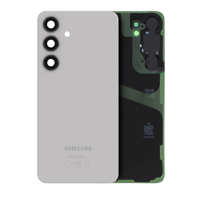 Rückglas mit Kameralinse für Galaxy S24 Plus (Service Pack) (Marble Gray)