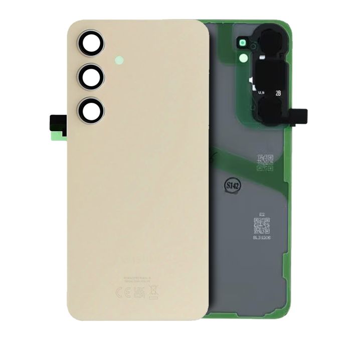 Rückglas mit Kameralinse für Galaxy S24 Plus (Service Pack) (Amber Yellow)