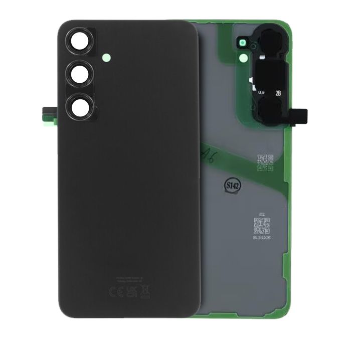 Rückglas mit Kameralinse für Samsung Galaxy S24 Plus (Service Pack) (Onyx Black)