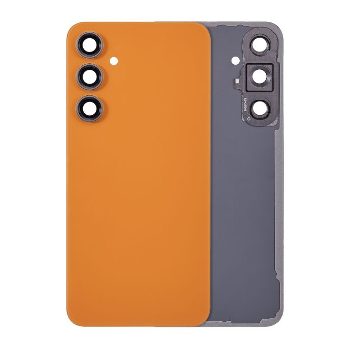 Rückglas mit Kameralinse für Galaxy S23 FE 5G (Aftermarket Plus) (Tangerine)
