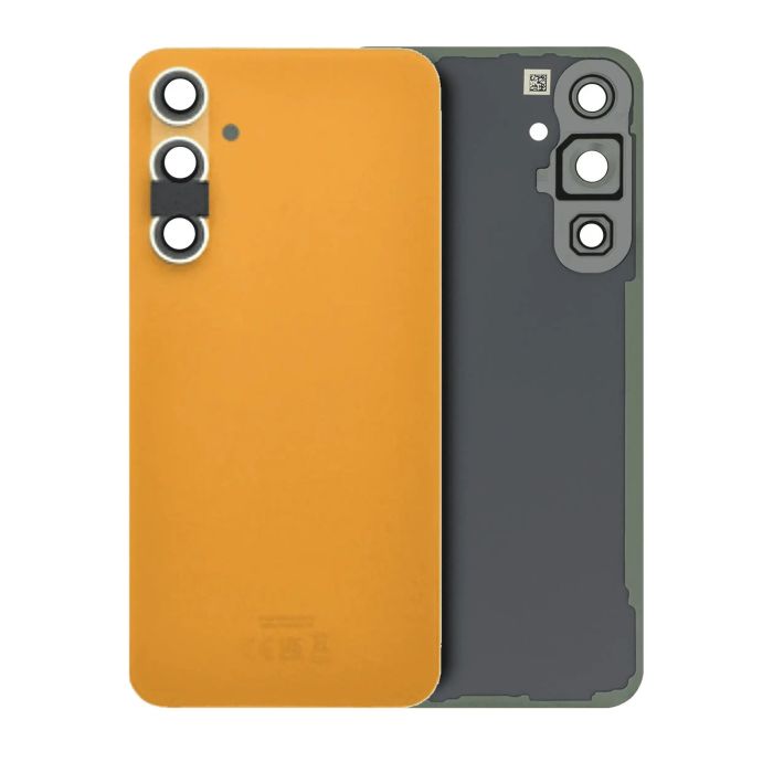 Rückglas mit Kameralinse für Samsung Galaxy S23 FE (Service Pack) (Tangerine)