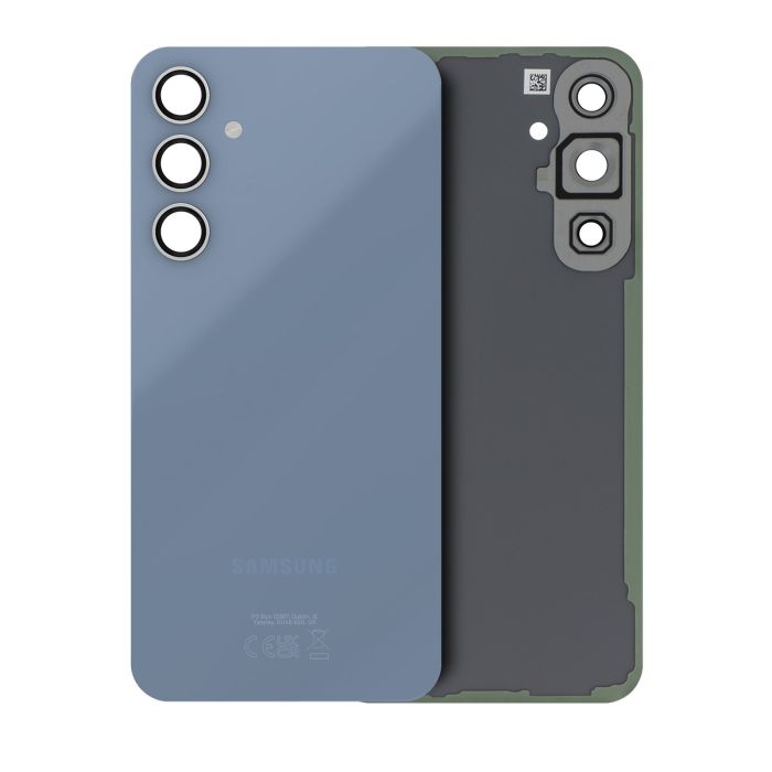 Rückglas mit Kameralinse für Samsung Galaxy S23 FE (Service Pack) (Blau)