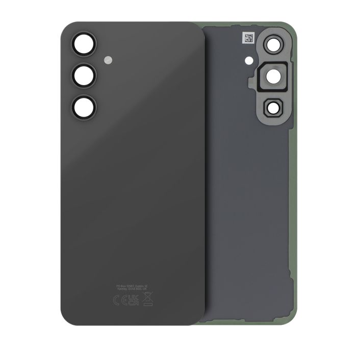 Rückglas mit Kameralinse für Samsung Galaxy S23 FE (Service Pack) (Graphit)