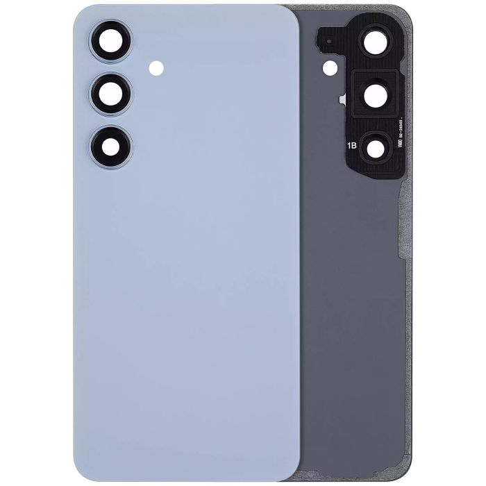 Rückglas mit Kameralinse für Galaxy S24 5G (ohne Logo) (Sapphire Blue)