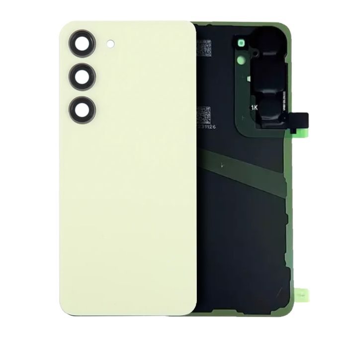 Rückglas mit Kameralinse für Samsung Galaxy S24 (Service Pack) (Amber Yellow)