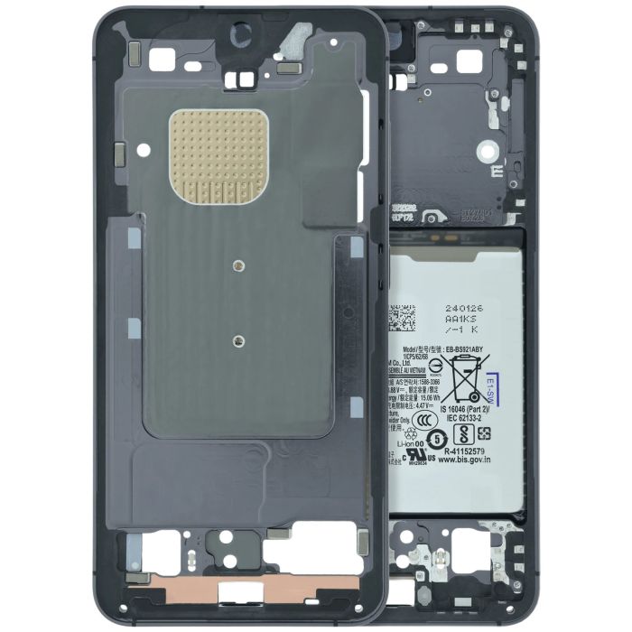 Mittelrahmen für Samsung Galaxy S24 5G (US version) (Service Pack) (Onyx Black)