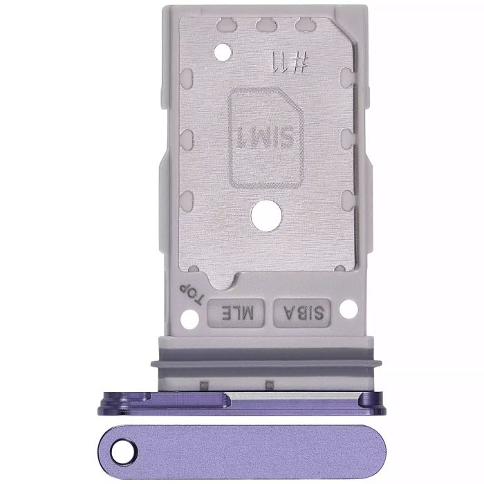 SIM-Kartenschacht Dual für Samsung Galaxy S24 5G/ S24 Plus 5G (Cobalt Violet)