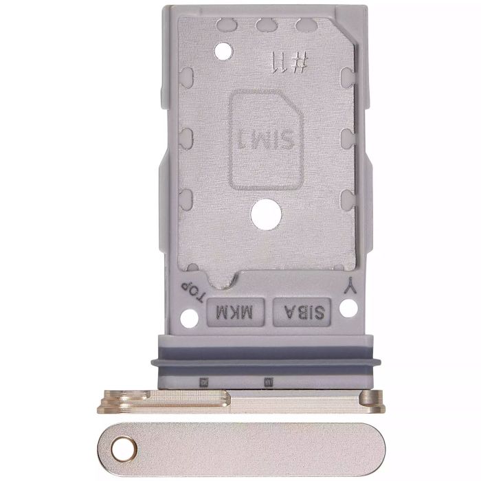 SIM-Kartenschacht Dual für Samsung Galaxy S24 5G/ S24 Plus 5G (Amber Yellow)