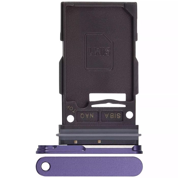 SIM-Kartenschacht Single für Samsung Galaxy S24 5G/ S24 Plus 5G (Cobalt Violet)