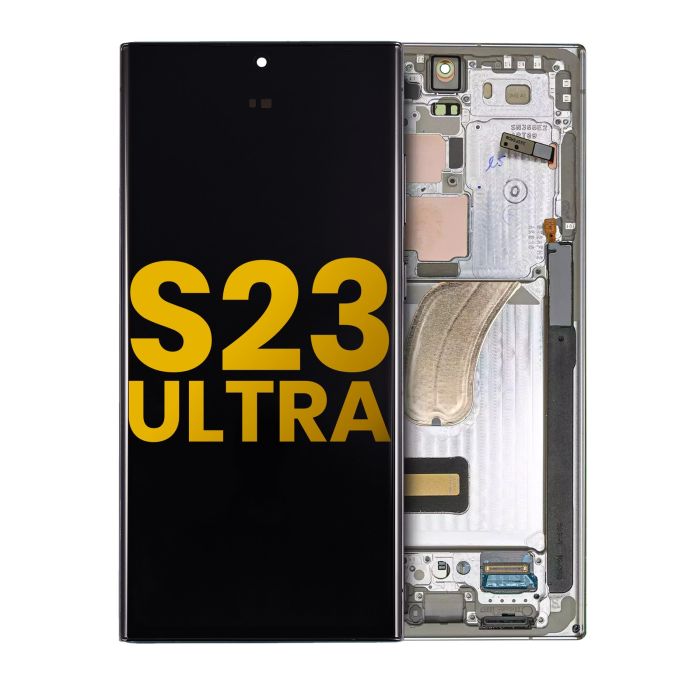 OLED Display mit Rahmen für Galaxy S23 Ultra 5G (US & International) (Assembled)