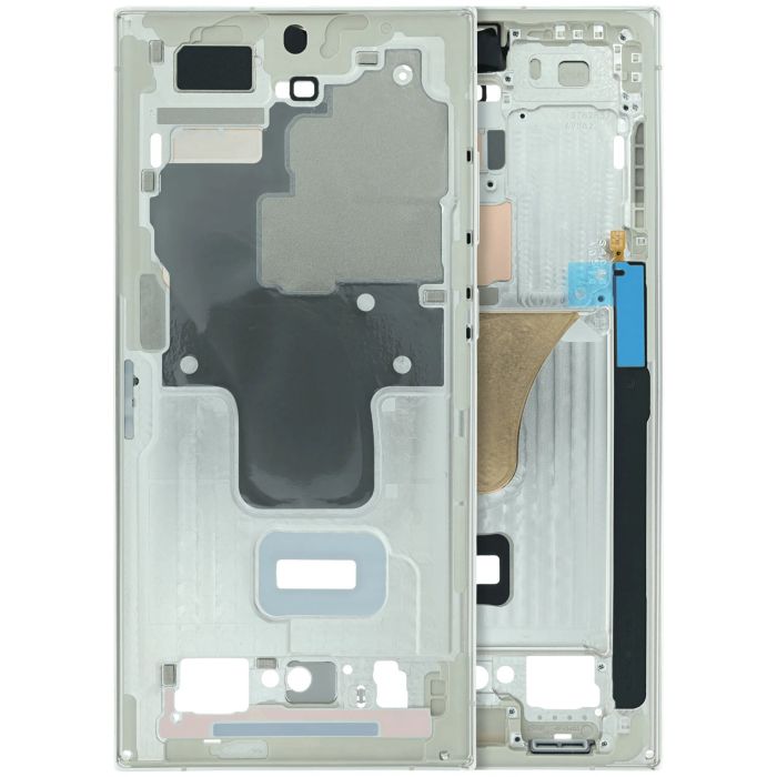 Mittelrahmen für Samsung Galaxy S23 Ultra (S918) (Service Pack) (Cream)
