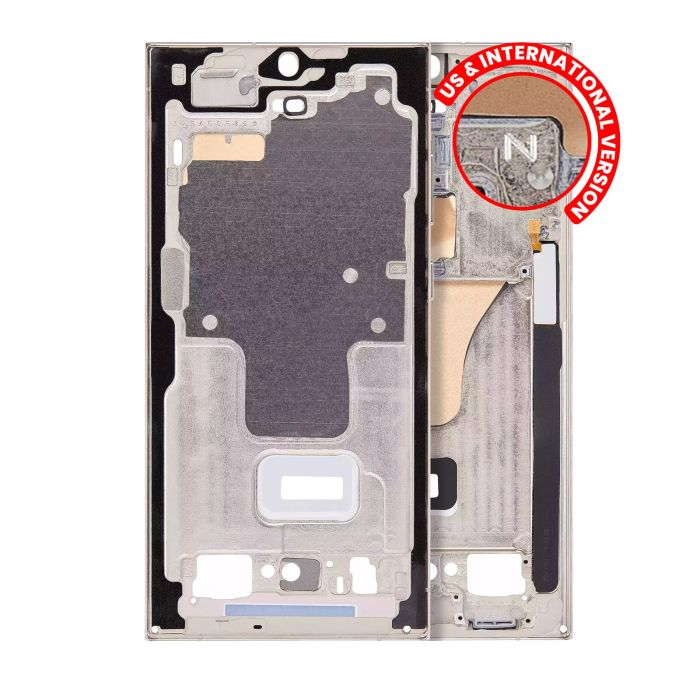 Mittelrahmen für Galaxy S23 Ultra 5G (US & International Version) (Cream)