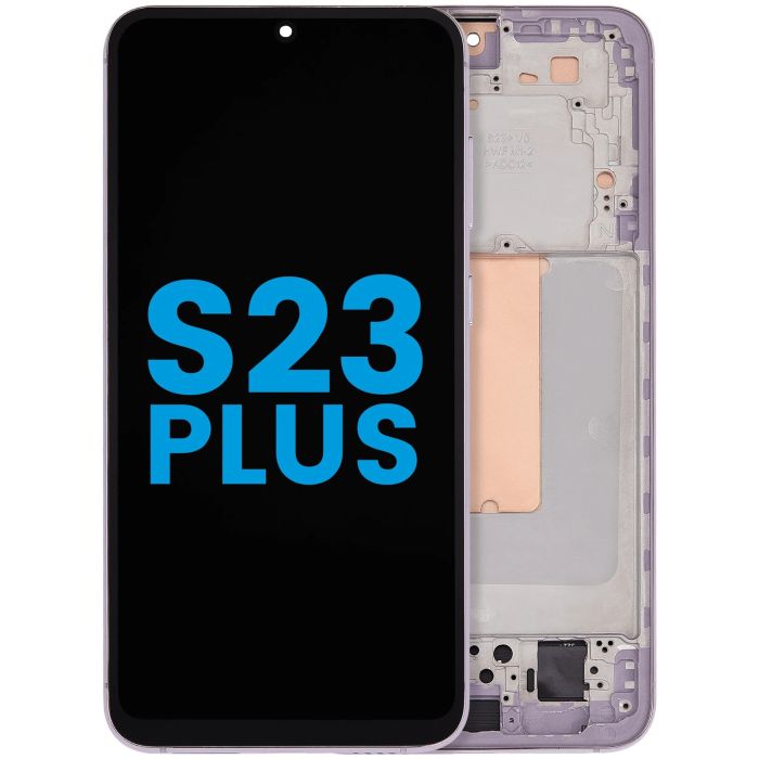 LCD Display mit Rahmen (ohne Fingerabdruck Sensor) für Galaxy S23 Plus 5G Nr.2