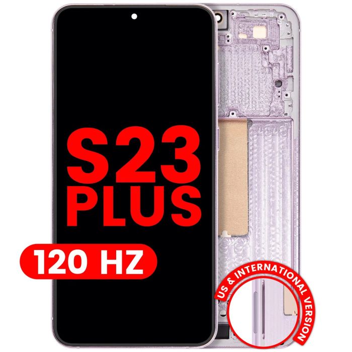 OLED Display mit Rahmen für Galaxy S23 Plus (US & International) (120Hz)