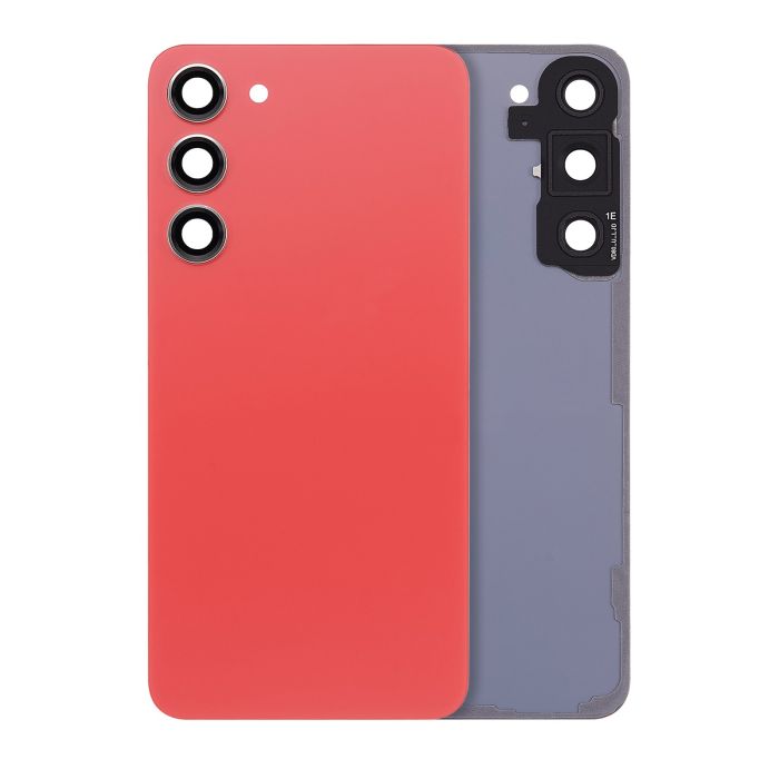 Rückglas mit Kameralinse für Galaxy S23 Plus 5G (ohne Logo) (Orange)