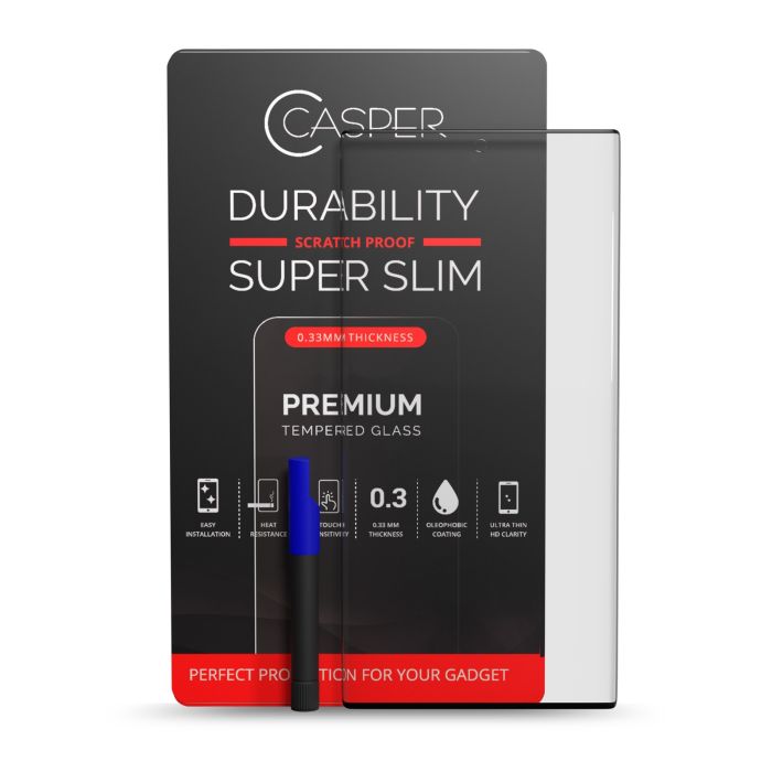 Casper UV Displayschutzglas mit Kleber für Galaxy S23 Ultra (hüllenfreundlich)