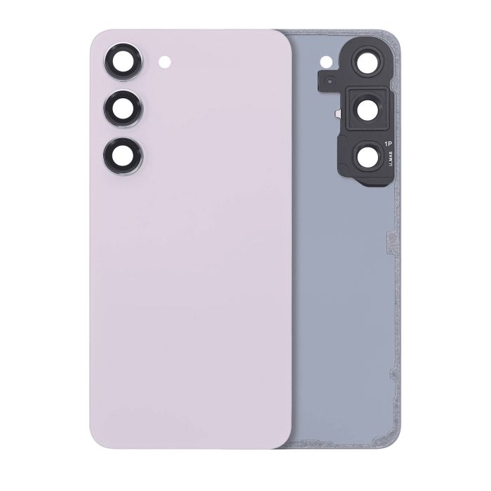 Rückglas mit Kameralinse für Galaxy S23 5G (ohne Logo) (Lavendel)