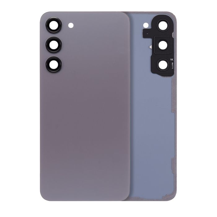 Rückglas mit Kameralinse für Samsung Galaxy S23 (Service Pack) (Grau)