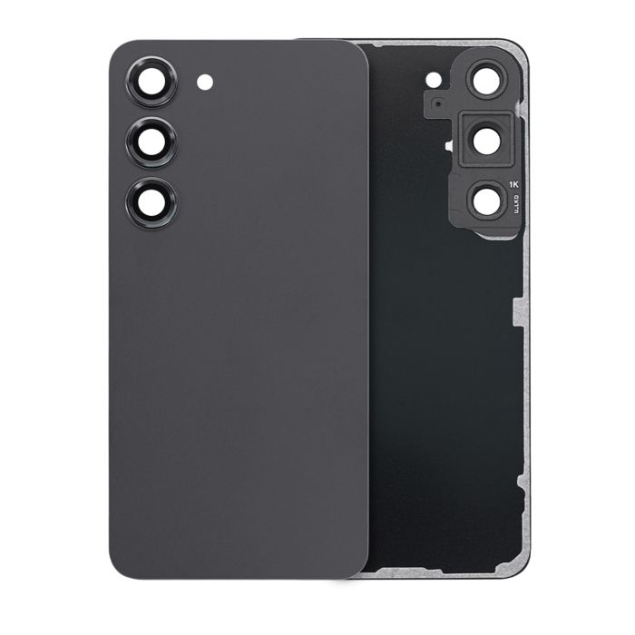 Rückglas mit Kameralinse für Galaxy S23 5G (Service Pack) (Phantom Black)