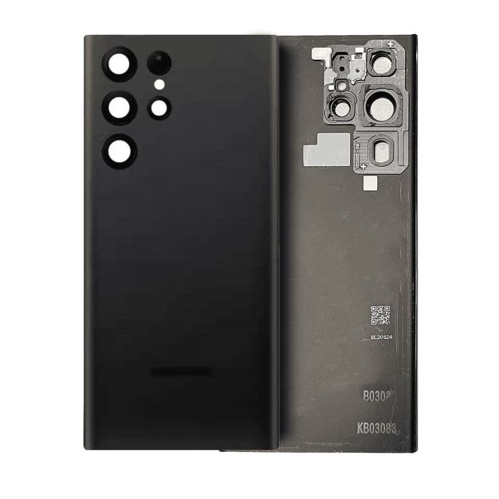 Rückglas mit Kameralinse Samsung Galaxy S22 Ultra (Service Pack) (Phantom Black)