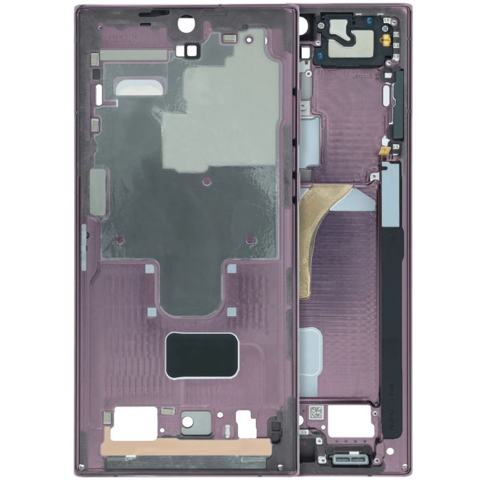 Mittelrahmen für Samsung Galaxy S22 Ultra (Service Pack) (Burgundy)