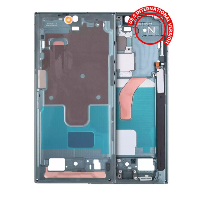 Mittelrahmen für Samsung Galaxy S22 Ultra 5G (US & International Version) (Grün)