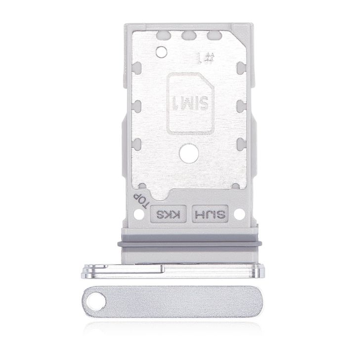 SIM-Kartenschacht Dual für Samsung Galaxy S22 Ultra (Weiß)