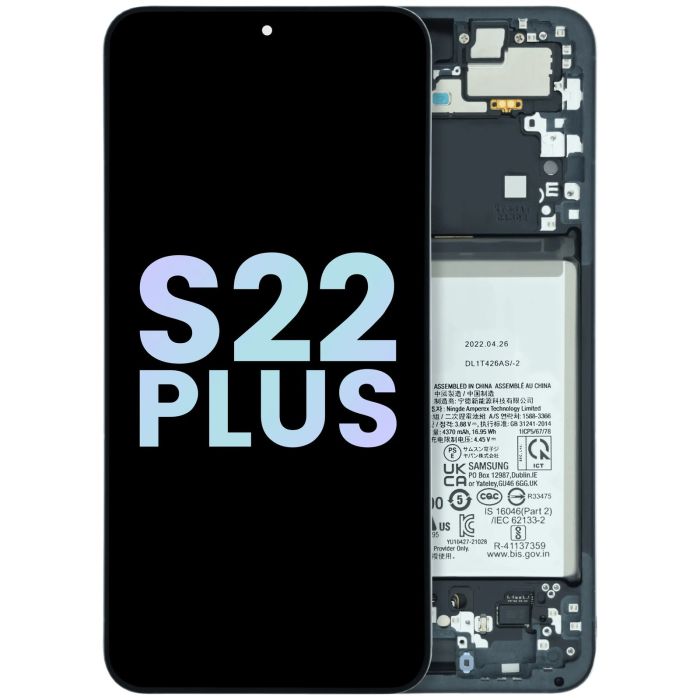 OLED Display mit Rahmen für Galaxy S22 Plus 5G (US & International)