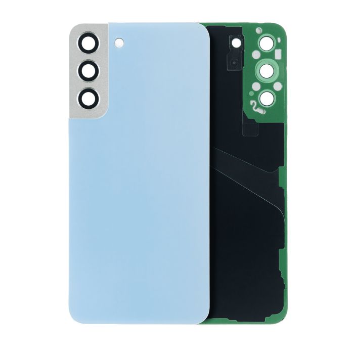 Rückglas mit Kameralinse für Galaxy S22 Plus 5G (ohne Logo) (Himmelblau)