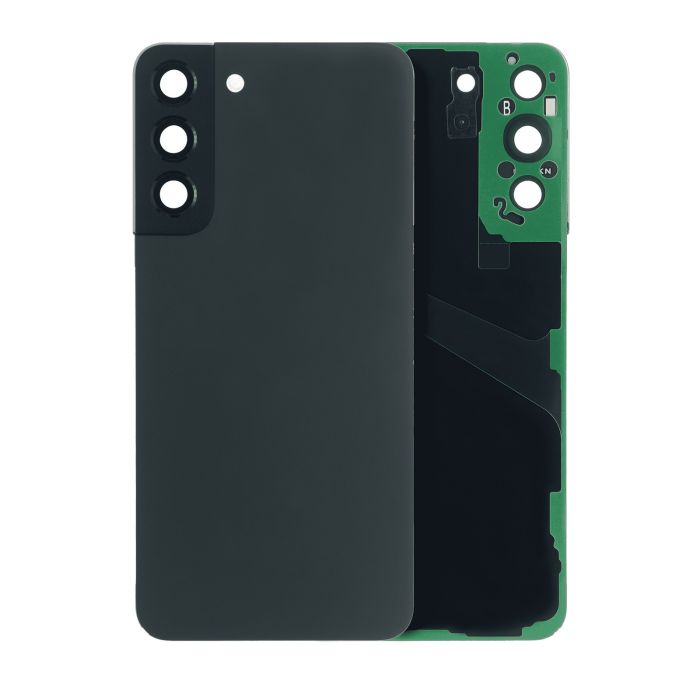 Rückglas mit Kameralinse für Galaxy S22 Plus 5G (ohne Logo) (Phantom Black)