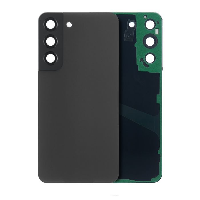 Rückglas mit Kameralinse für Samsung Galaxy S22 Plus (Service Pack) (Graphit)