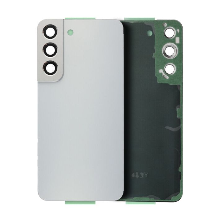 Rückglas mit Kameralinse Samsung Galaxy S22 Plus (Service Pack) (Weiß)