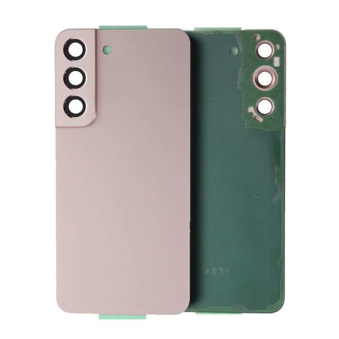 Rückglas mit Kameralinse Samsung Galaxy S22 5G (Pink Gold) (Service Pack)