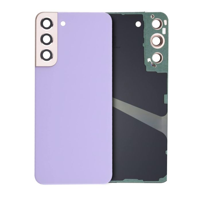 Rückglas mit Kameralinse für Samsung Galaxy S22 (Service Pack) (Violet)