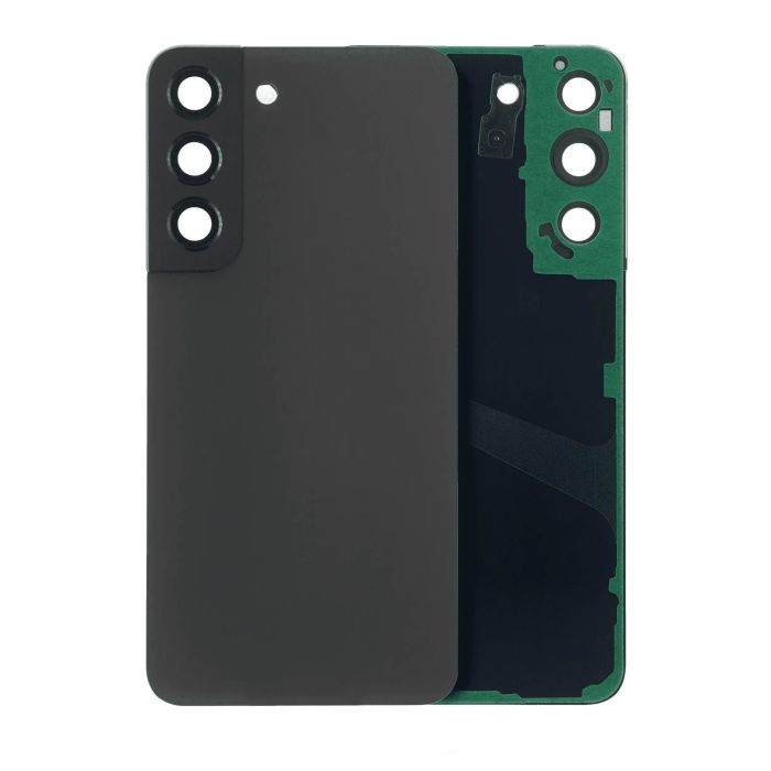 Rückglas mit Kameralinse Samsung Galaxy S22 5G (Service Pack) (Graphit)