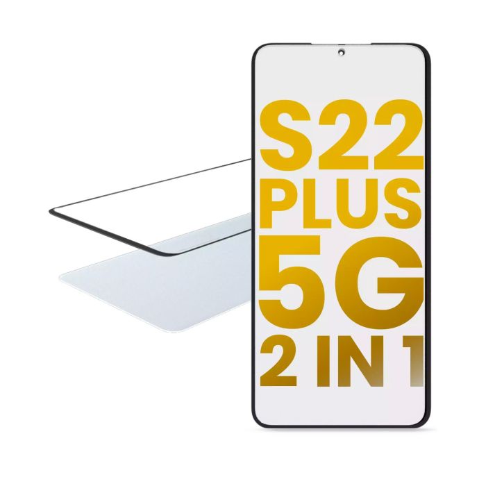 2 in 1 Front Glas mit OCA vormontiert für Samsung Galaxy S22 Plus 5G