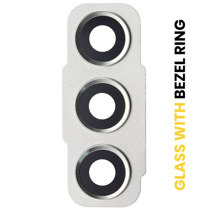 Rückkamera-Linse mit Rahmen Ring für Samsung Galaxy S21 FE 5G (Olive)