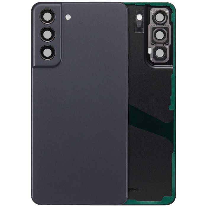 Rückglas mit Kameralinse für Galaxy S21 FE 5G (ohne Logo) (Graphit)