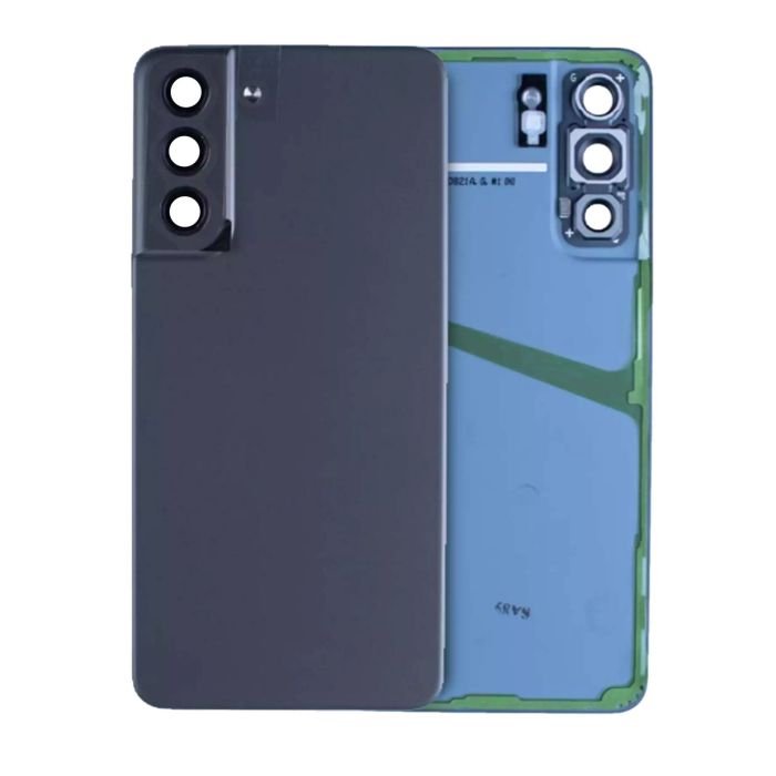 Rückglas mit Kameralinse für Samsung Galaxy S21 FE (Service Pack) (Blau)