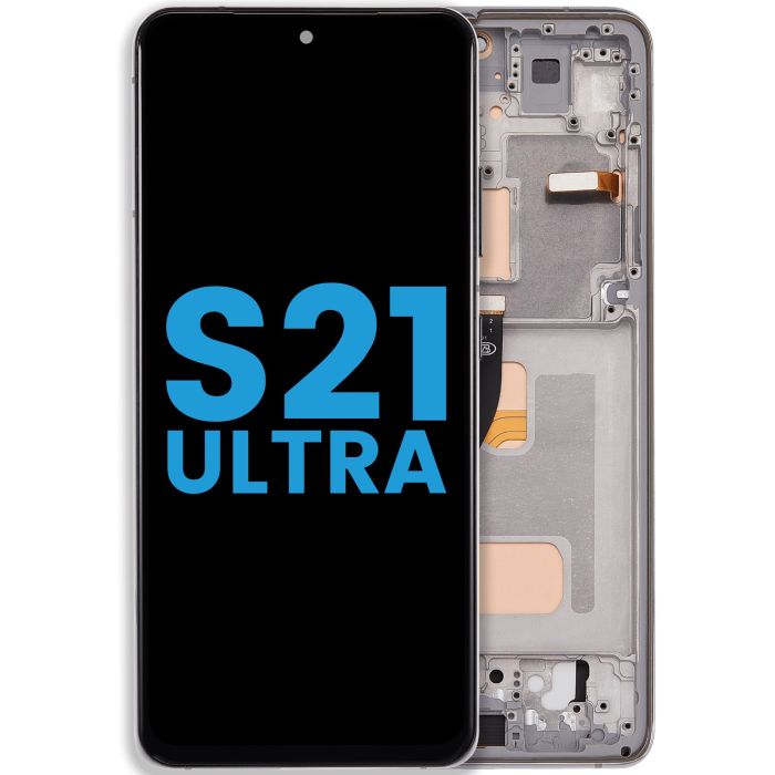 LCD Display mit Rahmen (ohne Fingerabdruck Sensor) für Galaxy S21 Ultra Nr.2